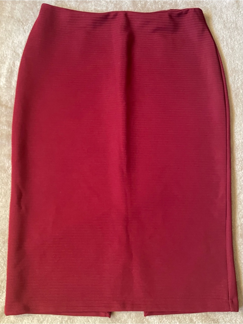 H&M Deep Burgundy Pencil Skirt